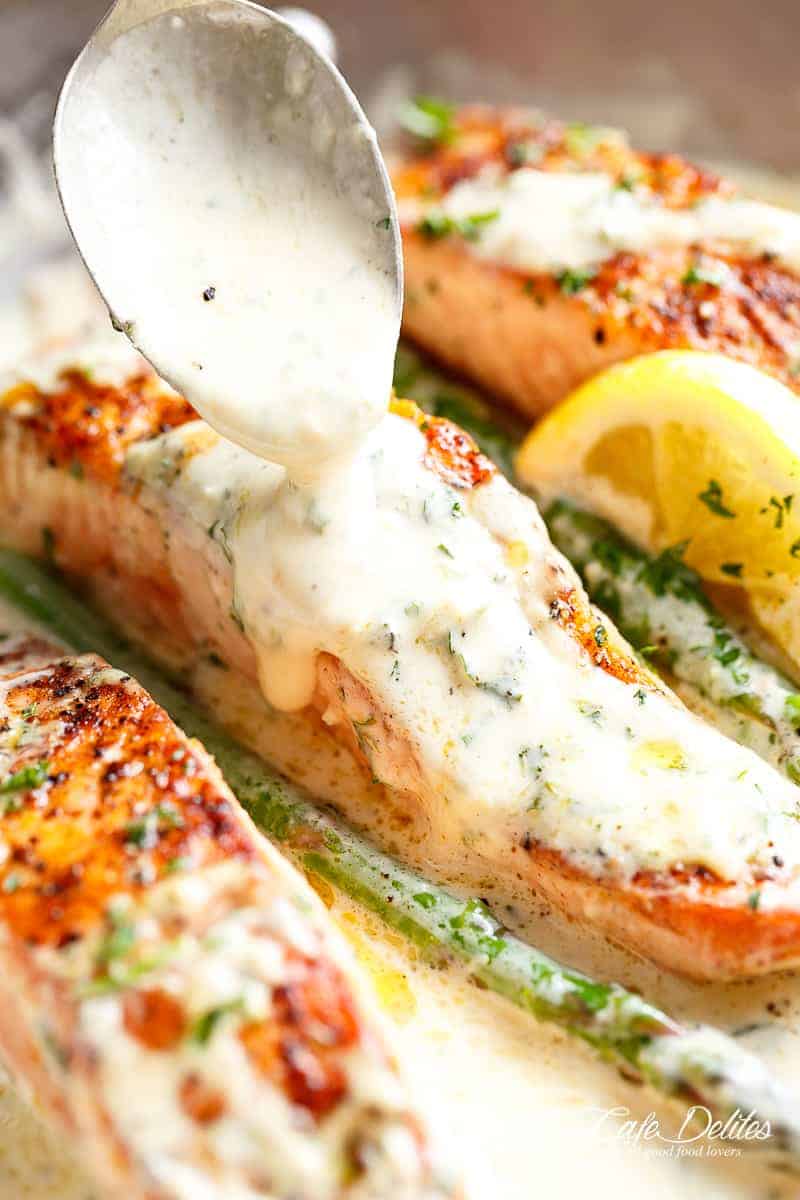 Salmon with Dijon Sauce