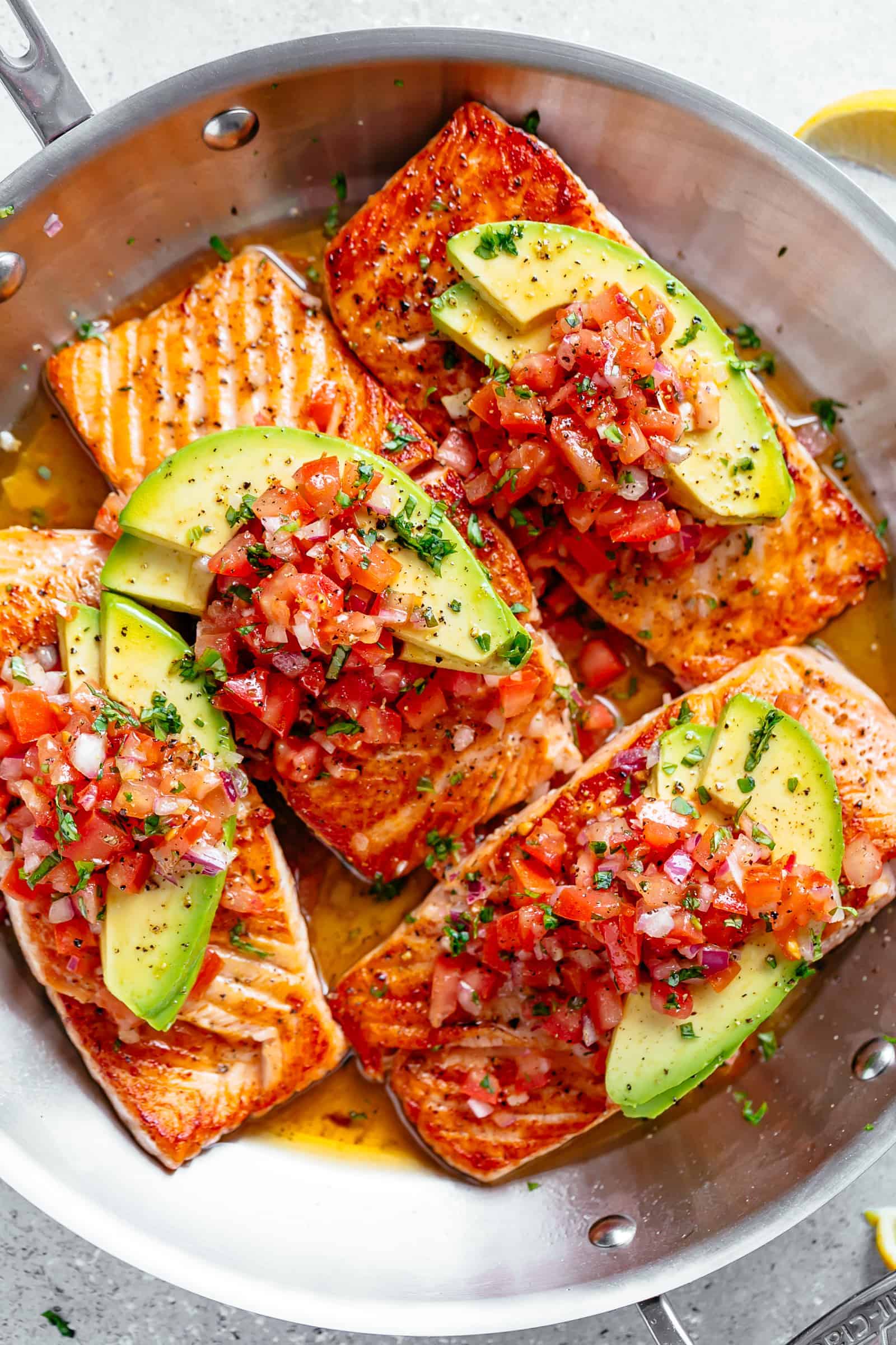 Salmon with Salsa