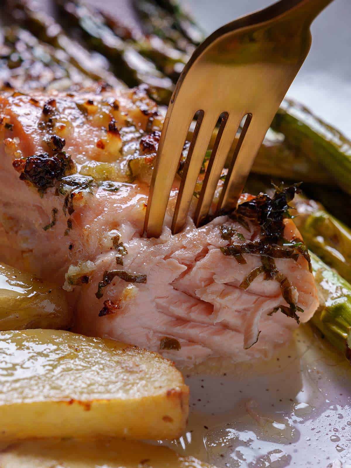 Garlic Butter Baked Salmon