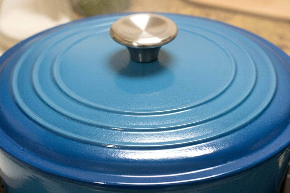 Covered the pot with a lid.