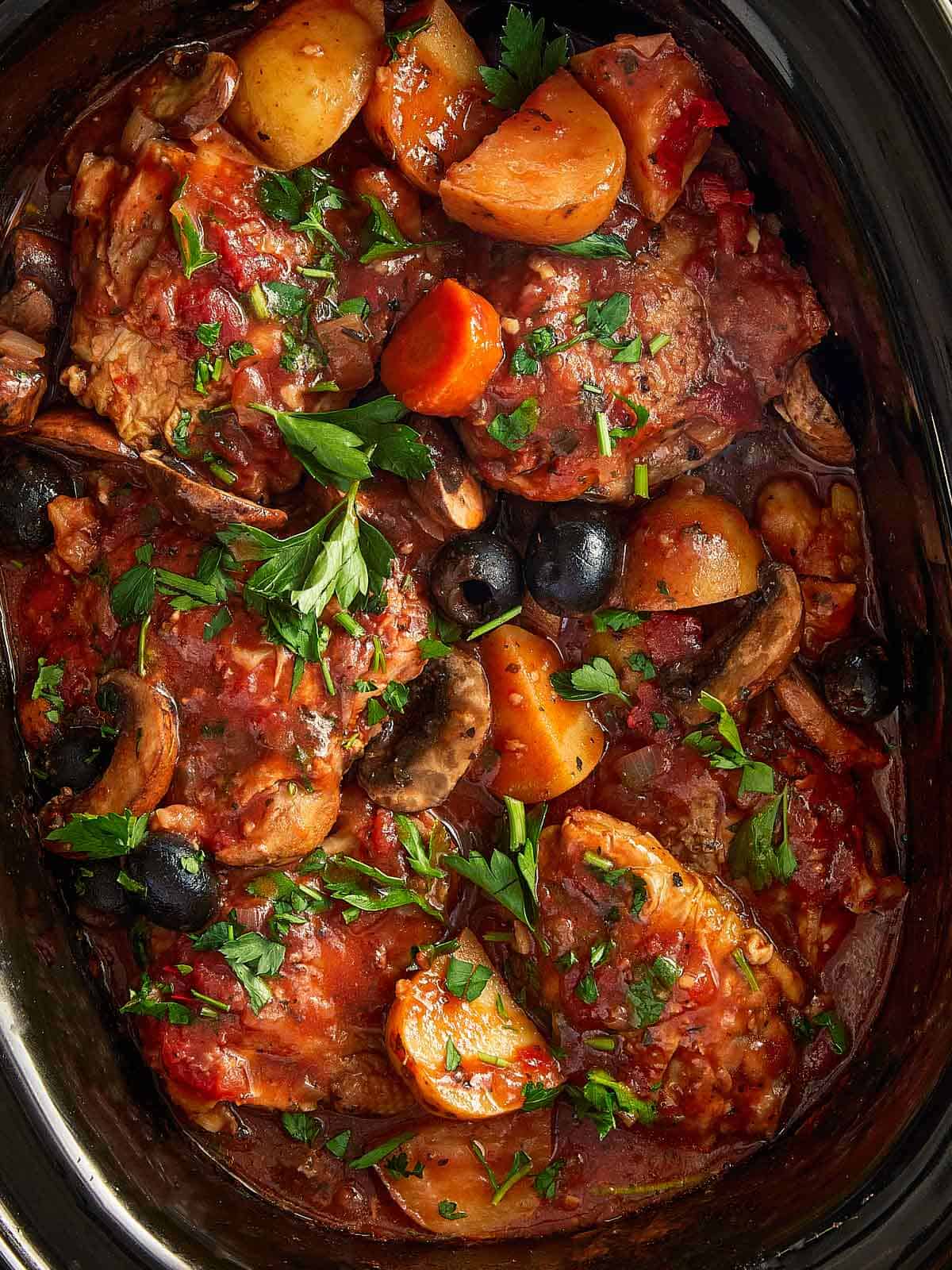Chicken Cacciatore Slow Cooker