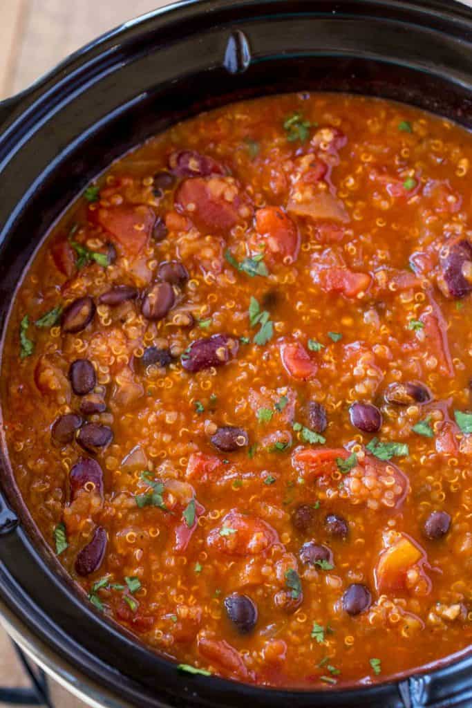 Slow Cooker Vegetarian Chili