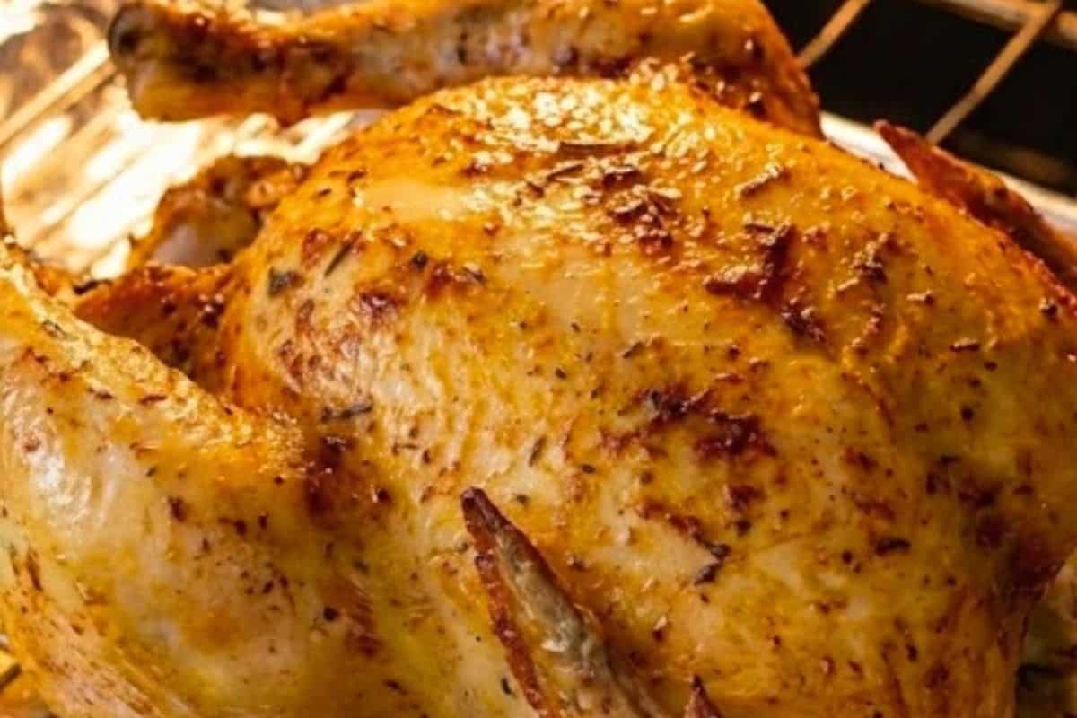 Transfer chicken to a foil-lined tray with a rack, brush with olive oil
