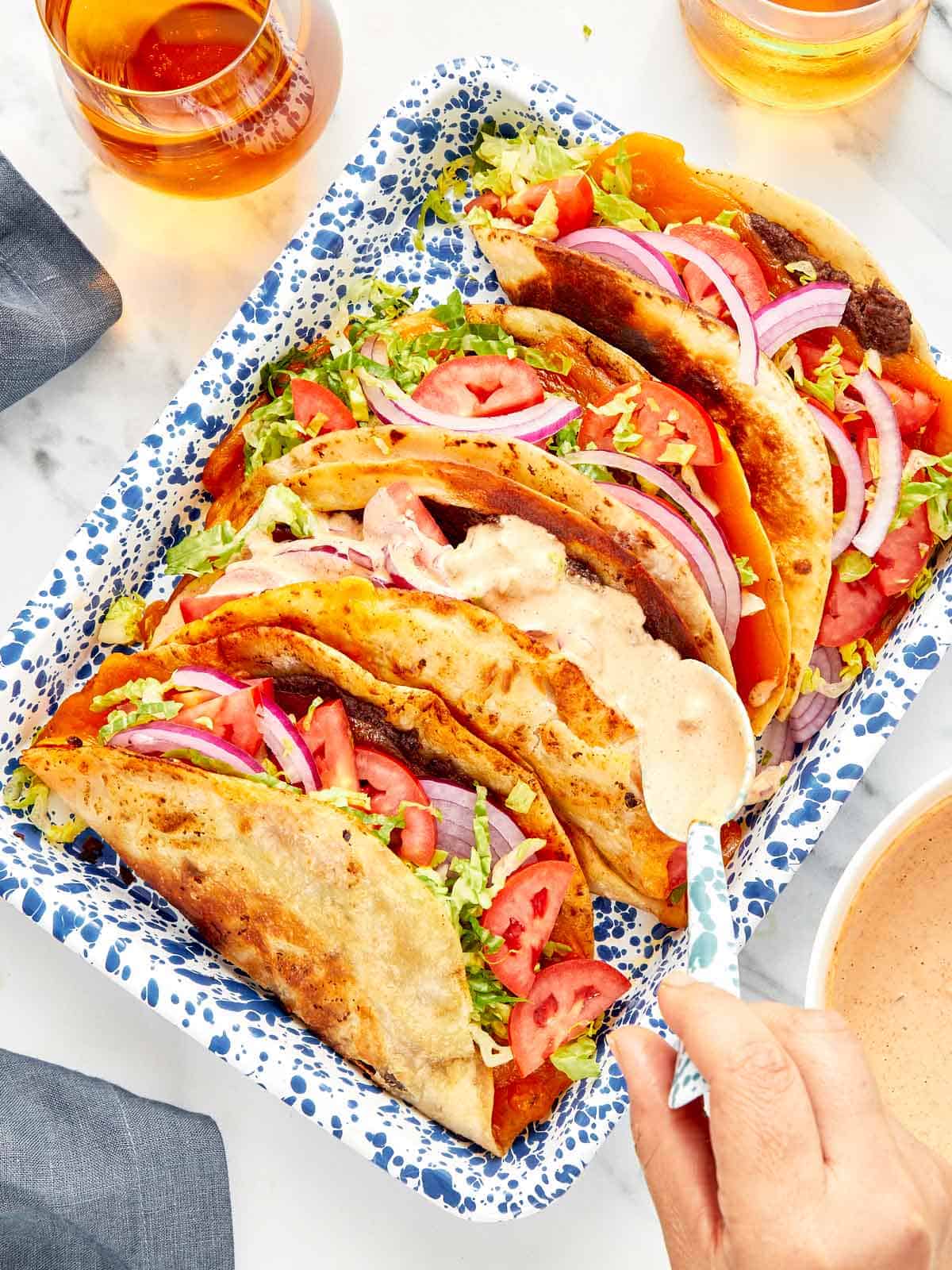 Smash Burger Tacos