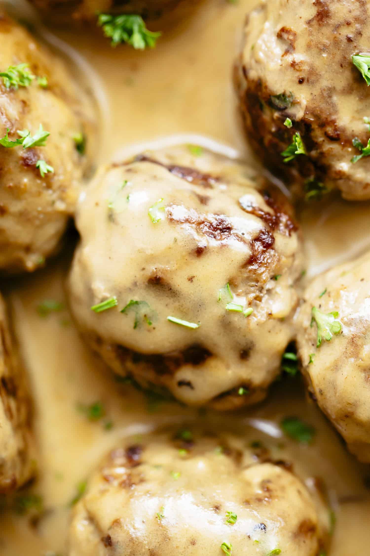 Swedish meatballs recipe in gravy
