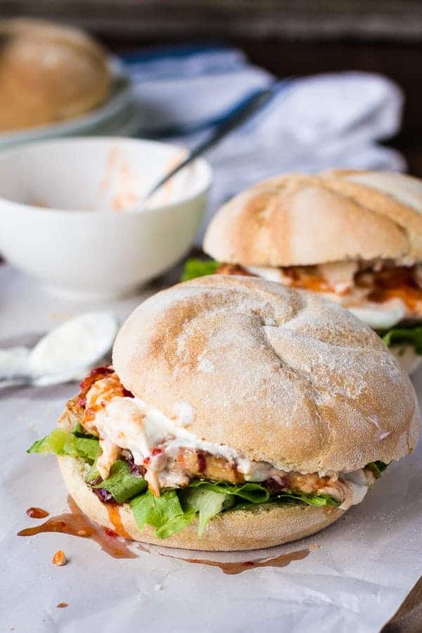 Sweet Chilli Chicken Burgers