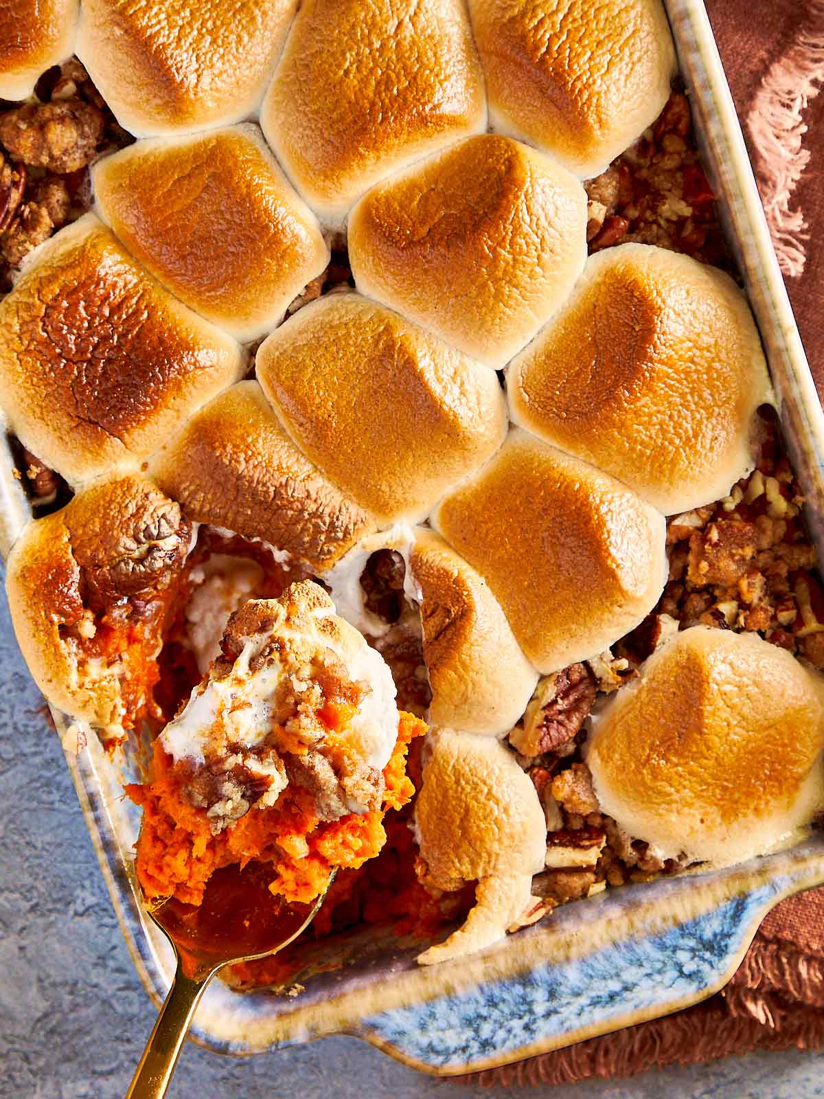 Sweet Potato Casserole, plus Marshmallow