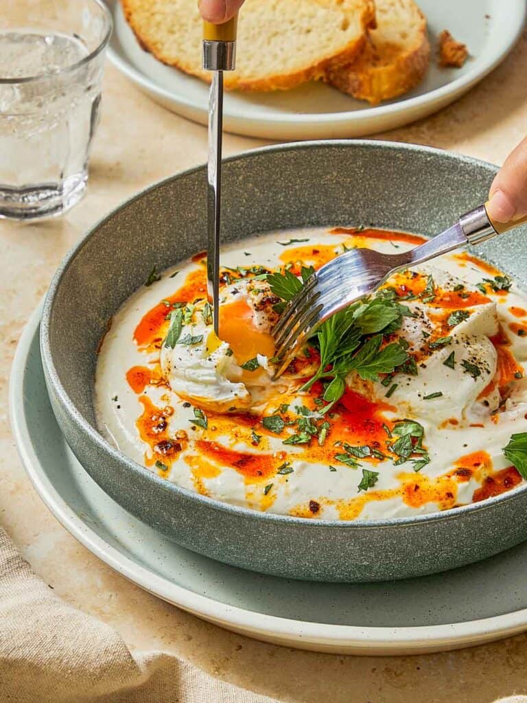 Turkish Eggs (Cilbir)