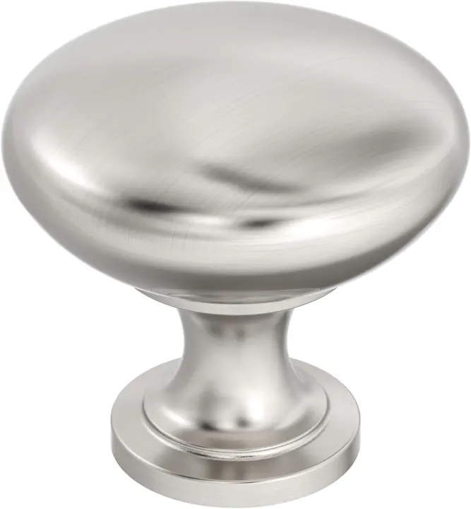 10-Pack 1-1/4 inch Satin Nickel Round Cabinet Knob (Zinc)