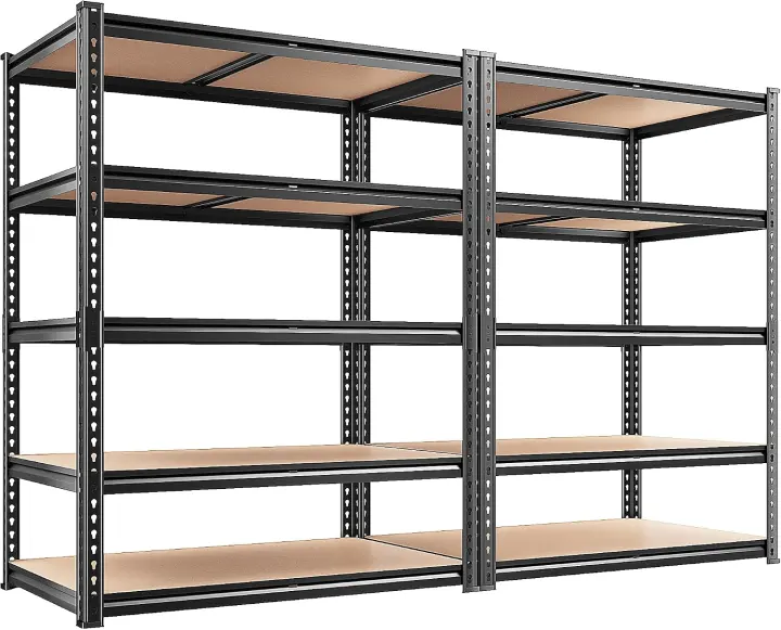 2‑Pack Heavy‑Duty 5‑Tier Garage Shelving Units — 36"W x 16"D x 72"H