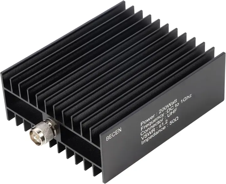 200W PL‑259 UHF Dummy Load — DC to 1 GHz, 50Ω