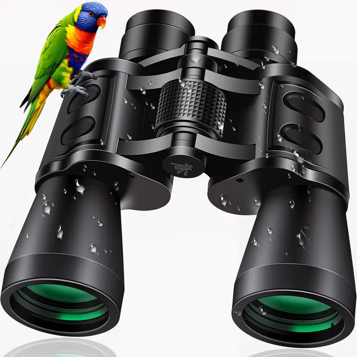 20x50 High-Power Binoculars for Adults — Compact, Waterproof, HD Optics