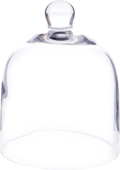 5" x 6" Glass Bell Jar Display Dome Cloche — Interior 4.75" x 4.5"