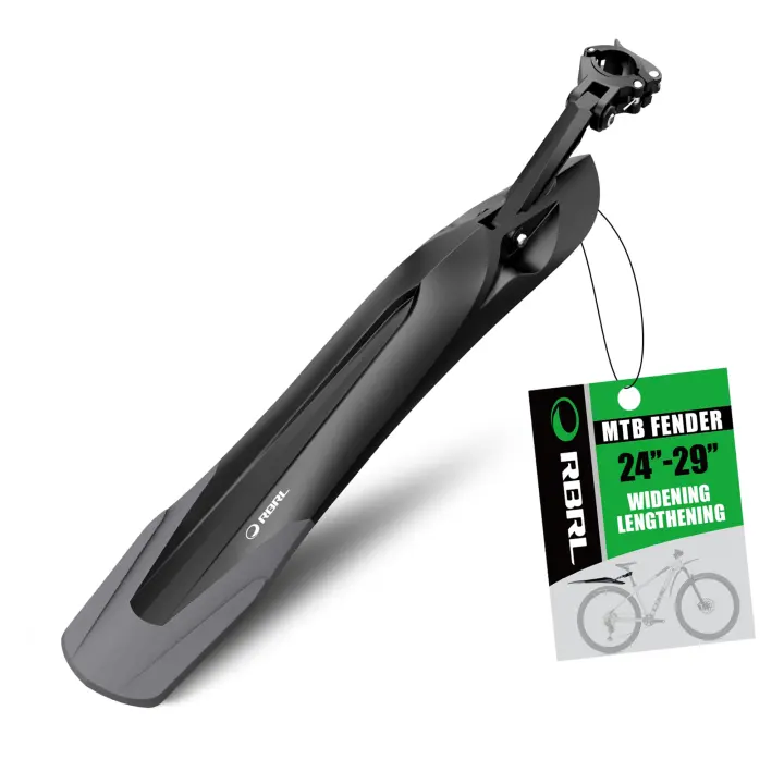Adjustable Bike Mudguard Set for 24–29" Wheels — Quick-Release MTB/E‑Bike Fenders