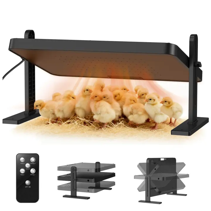 Adjustable Chick Brooder Heat Plate — 16x12 Rapid-Warmth Unit