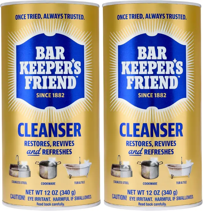 Bar Keepers Friend Powder Cleanser (2 x 12 oz) — Multipurpose Cleaner