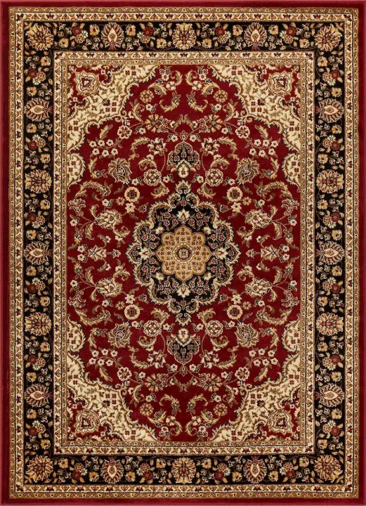 Barclay Medallion Kashan Red 5x7 Area Rug — Classic Floor Rug