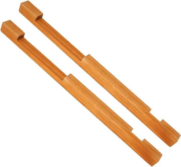 Beeswax-Coated 10-Frame Wooden Beehive Entrance Reducer (2-Pack)