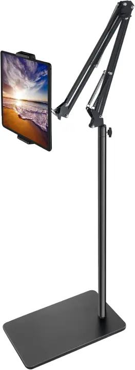 BluuSuuk Tablet Floor Stand — Adjustable Arm with Double-Weight Base