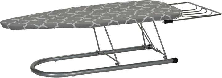 Compact Tabletop Ironing Board with Iron Rest & Door Hanger