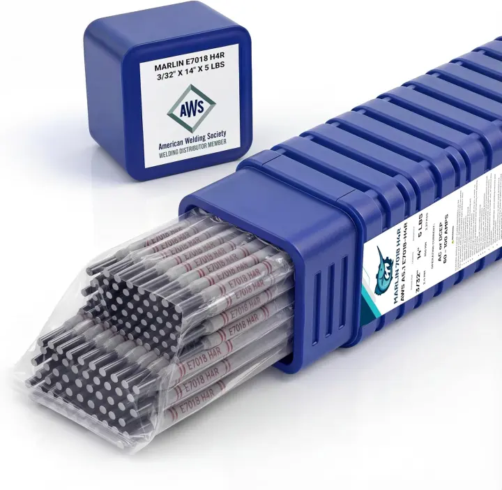 E7018 H4R 3/32 in Low-Hydrogen Welding Rods — 5 lb Pack