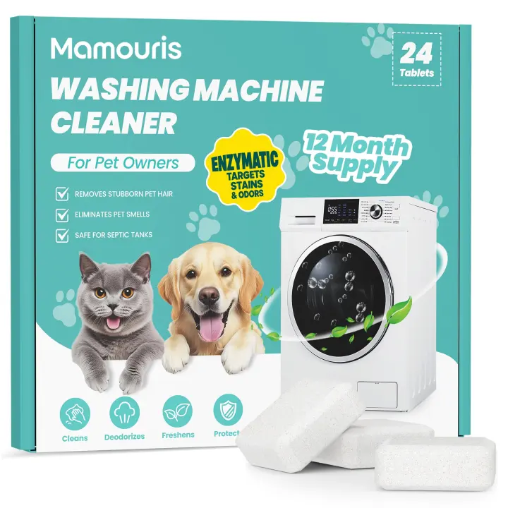 Enzymatic Washing Machine Cleaner Tablets for Pet Owners