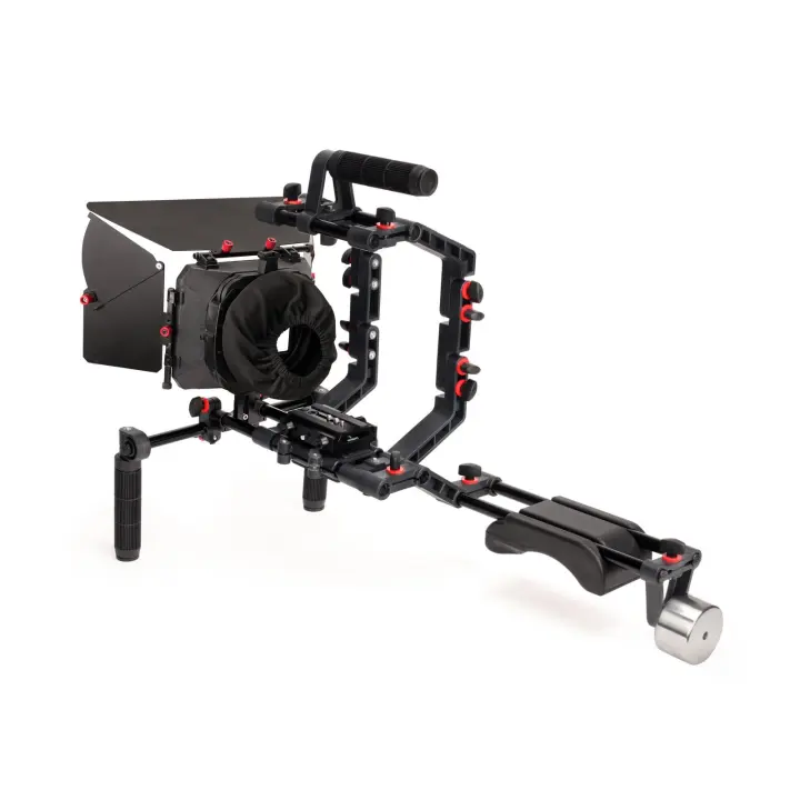 FILMCITY DSLR Shoulder Rig Kit with Matte Box & Convertible Cage