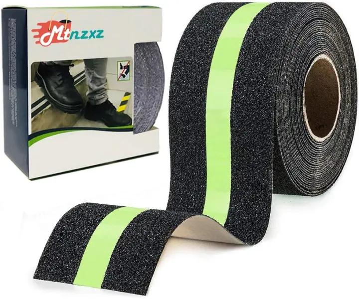 Glow-In-The-Dark Anti-Slip Traction Tape — 2in x 16ft Non-Skid Grip