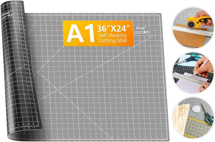 Large Self-Healing Cutting Mat — Double-Sided 24 x 36 in Craft & Sewing Mat