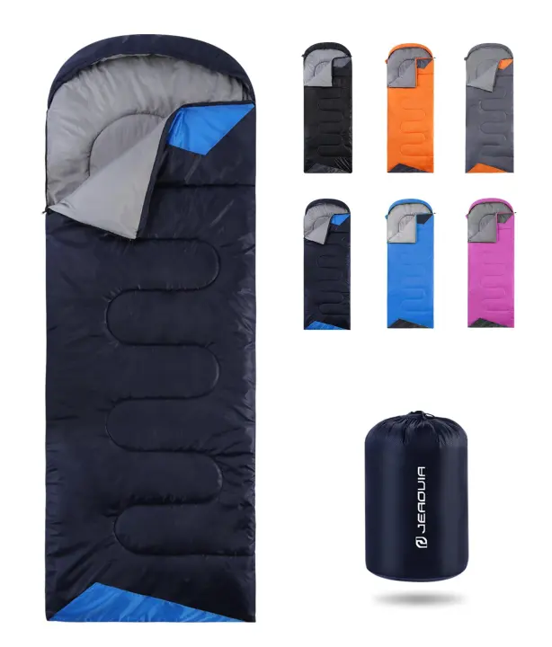 Lightweight Waterproof Adult Backpacking Sleeping Bag — 3-Season