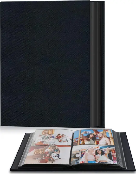 Linen Hardcover 4x6 Photo Album — 200-Pocket Memory Book