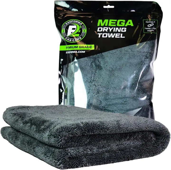 Mega Microfiber Car Drying Towel — 1200 GSM, 24x36 Edgeless