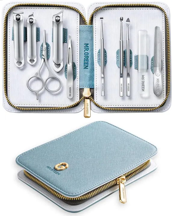 MR.GREEN 10-Piece Professional Manicure & Grooming Kit