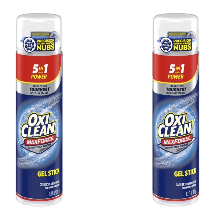 OxiClean Gel Stain-Removing Sticks — 6.2 oz Each (Pack of 2)