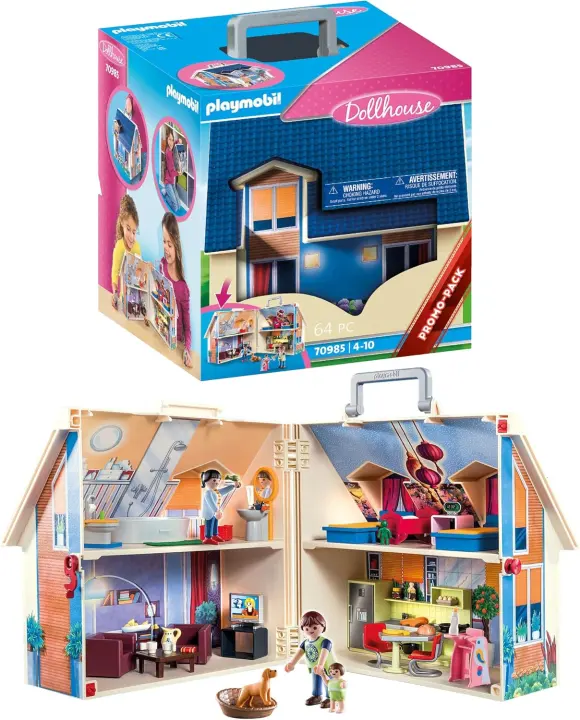 Playmobil Take-Along Portable Dollhouse Play Set