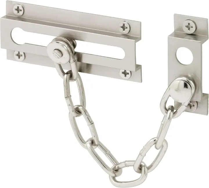 Prime-Line Chain Door Guard — Satin Nickel, 3-5/16 in. Security Chain