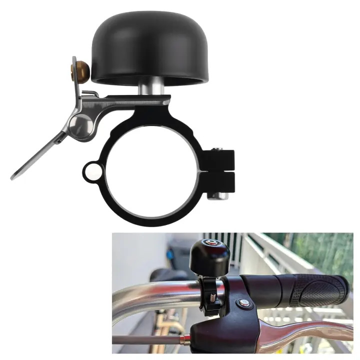 Retro Brass Bicycle Bell — Loud Handlebar Bell for 22mm Bikes