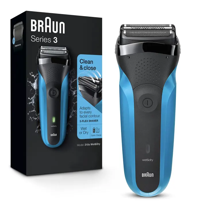 Series 3 3010s Rechargeable Wet/Dry Electric Shaver for Men