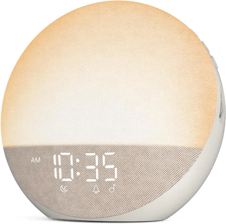 Sunrise Alarm Clock & Sound Machine — Wake Light (White)