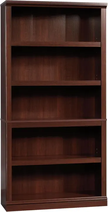 Tall 5-Shelf Bookcase in Select Cherry Finish