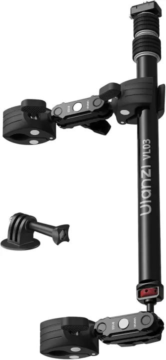 ULANZI 40in Invisible Selfie Stick & Motorcycle/Bike Mount Kit