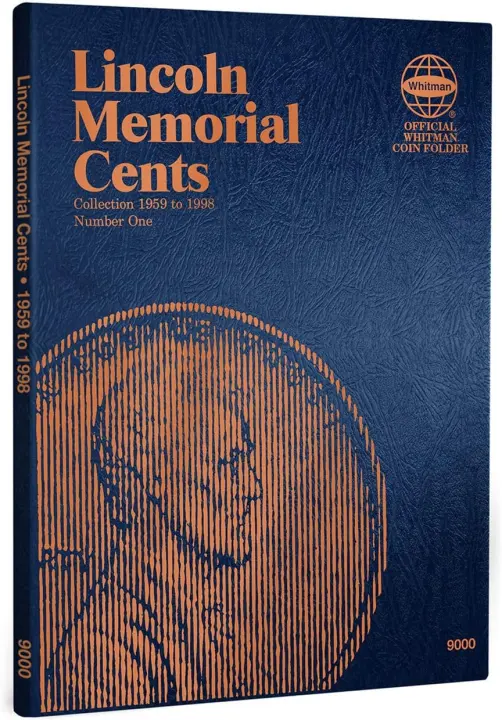 Whitman Lincoln Memorial Cent Coin Folder, 1959–1998 (Volume 1)