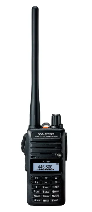 Yaesu FT-65R 144/440 Dual-Band Rugged Handheld Transceiver — 5W