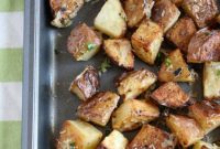 Golden Garlic Parmesan Roasted Potatoes