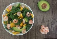 Fiery Prawn & Mango Kale Salad