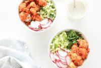 Crispy Buffalo Cauliflower Power Bowl