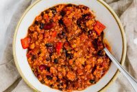Hearty Slow Cooker Turkey Chili