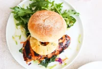 Sweet & Umami Maple-Soy Chicken Burger