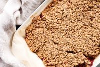 Chewy Cranberry Oat Bars