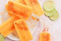 Sweet Heat Mango Tajin Popsicles